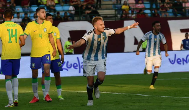 Argentina le ganó el clásico a Brasil y consiguió su pase a Paris 2024 en la última fecha. Foto: Selección argentina