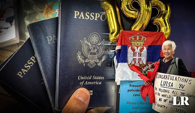 Luisa Yu ha llenado varios pasaportes durantes sus 56 años viajando por el mundo. Foto: @luisa_yu14/Instagram