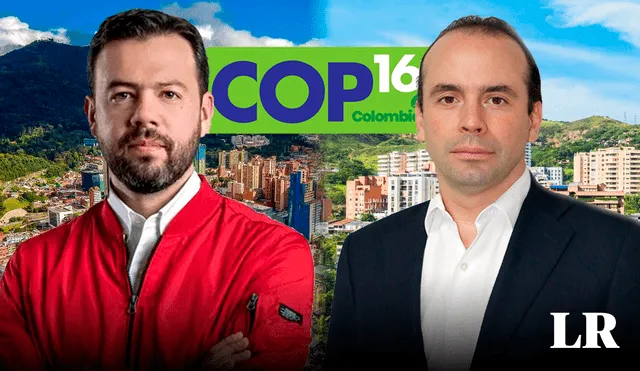 Tanto Carlos Fernando Galán (alcalde de Bogotá), como Alejandro Eder (alcalde de Cali) están haciendo los esfuerzos necesarios para quedarse con la sede del COP16. Foto: composición LR / AB / AC