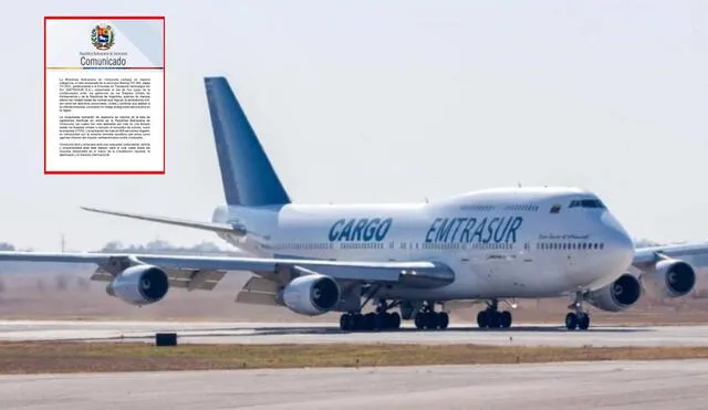 La aeronave partió desde el Aeropuerto Internacional de Buenos Aires. Foto: composición LR/Monitoreamos/X