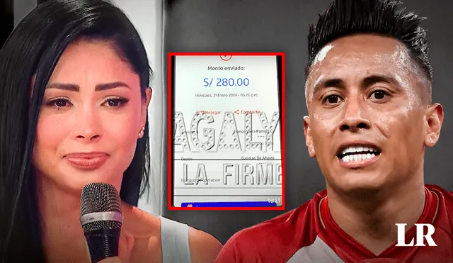 Pamela Franco reveló por qué decidió alejarse de Christian Cueva. Foto: composición LR/América TV/Instagram/Alianza Lima - Video: América TV