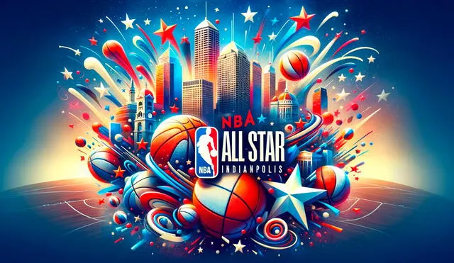 El NBA All Star 2024 se realizará este fin de semana en Indiana. Foto: ChatGPT