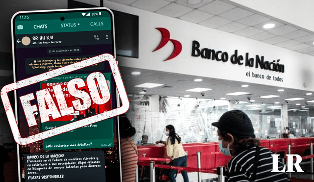 El spoofing es una nueva modalidad de estafa que busca conseguir tu información personal para cometer delitos informáticos. Foto: composición de Fabrizio Oviedo/LR/Andina/Banco de la Nación