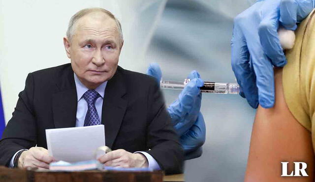 Putin destacó que Rusia está consiguiendo importantes pasos en la lucha contra el cáncer. Foto: composición LR/AFP/Andina - Video: @SputnikInt/Twitter