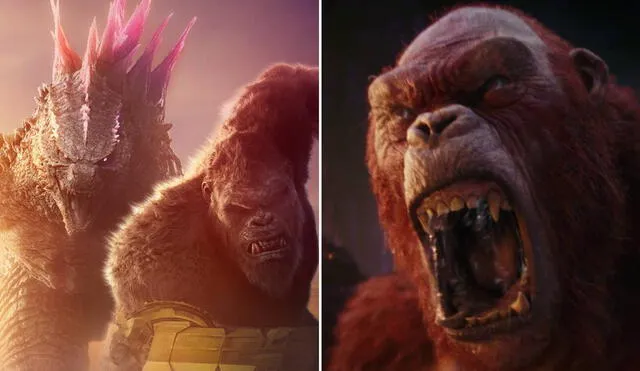 Después de años de enfrentamientos, los monstruos más emblemáticos del cine lucharán juntos en ‘Godzilla y Kong: el nuevo imperio’. Foto: composición LR/Warner Bros.
