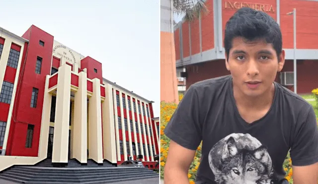 ¡Del colegio a la universidad! Cristopher Ríos ingresó en primer puesto en cómputo general. Foto: composición LR/ captura Tik Tok/ Área 52- UNI/ El Peruano.