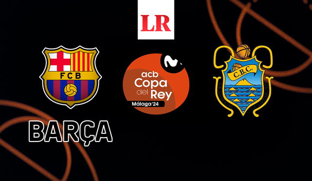El Barcelona vs. Tenerife se disputará este sábado 17 de febrero por la semifinal de la Copa del Rey de Basket 2024 en el Martín Carpena, en Málaga. Foto: composición LR