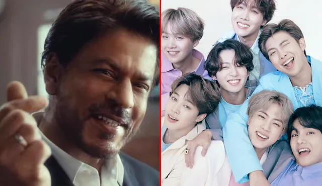 Shah Rukh Khan y BTS son las estrellas más grande de la India y Corea del Sur, respectivamente. Foto: composición LR/Netflix/Naver