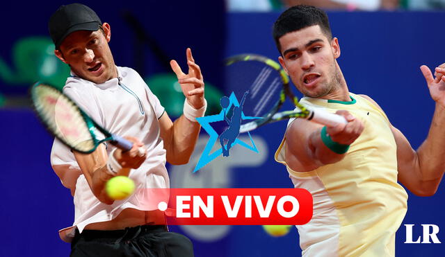 El partido de Nicolás Jarry vs. Carlos Alcaraz se disputó en el Buenos Aires Lawn Tennis Club. Foto: composición LR / AFP