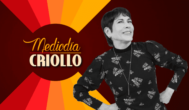 Cecilia Barraza condujo 'Mediodía criollo' previamente por 10 años, hasta su regreso, en noviembre del 2023. Foto: composición LR / TV Perú