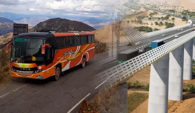 La vía tendrá una extensión de 185 km. Foto: composición LR/MTC/YouTube/BusesRuteros