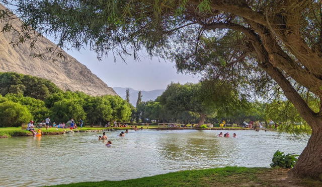 La laguna de Trapiche está formada con aguas del río Chillón. Foto: EnRutaConmigo/Facebook