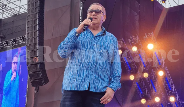 Tito Nieves fue el artista presente en el All Music Fest 2. Foto: Miguel Calderón/La República