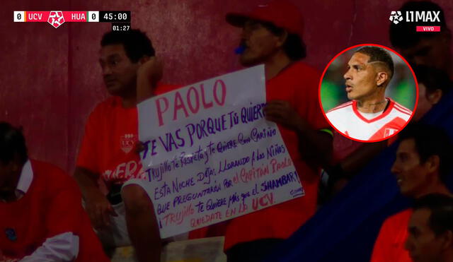 Previo al partido, César Vallejo rechazó la renuncia de Paolo Guerrero. Foto: captura de L1 Max/Archivo GLR