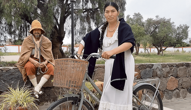 Artista. La actriz ayacuchana ha personificado a María Parado de Jayo Bellido, considerada una de las heroínas del Bicentenario. Aroni es una educadora orgullosa de sus raíces andinas. Foto: difusión