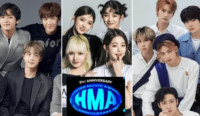 BTS, Stray Kids, IVE, NCT y más ganadores en los Hanteo Music Awards 2024. Foto: composición LR/BIGHIT/JYP Entertainment