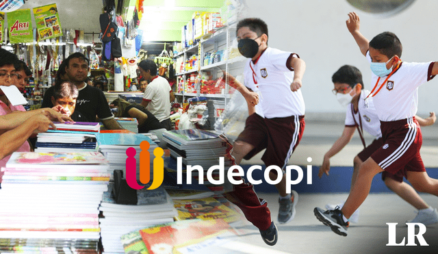 Indecopi precisó que existe sanción por utilizar copias de libros escolares del Minedu porque contribuye a la piratería. Foto: composición de Fabrizio Oviedo/La República/Andina/Indecopi