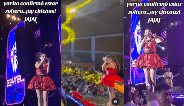 Yarita Lizeth dio un espectacular concierto y llamó la atención con una revelación. Foto: composición LR/Instagram/Tiktok - Video: TikTok