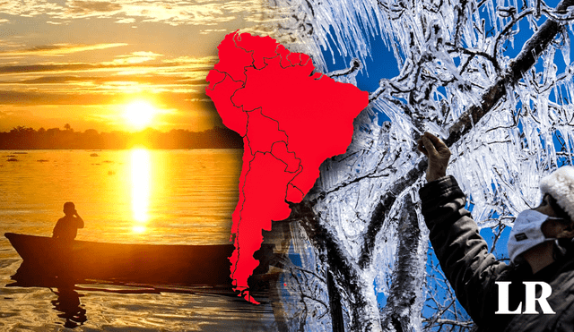 Las 6 naciones sudamericanas son conocidas por su clima tropical o subtropical. Foto: composición de Fabrizio Oviedo/La República/DW