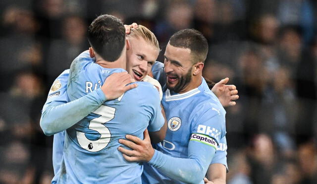 Manchester City sacó una importante victoria como local frente a Brentford por Premier League. Foto: AFP