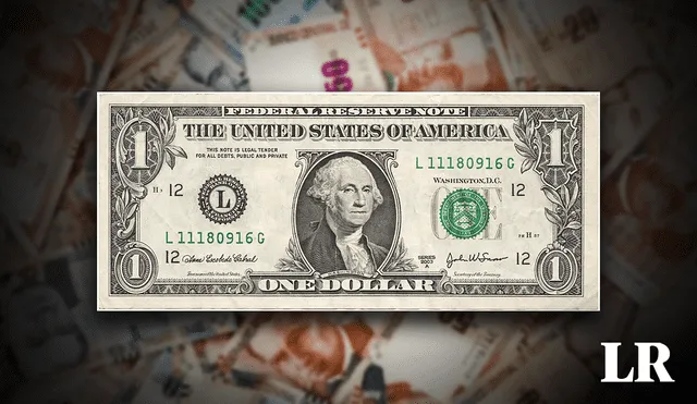 Se trata de un billete estadounidense de 1 dólar que posee un número de serie en "escalera". Foto: composición de Fabrizio Oviedo/La República/CDN