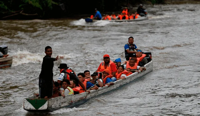 Los migrantes venezolanos son quienes más usan esta peligrosa ruta en Panamá. Foto: AFP