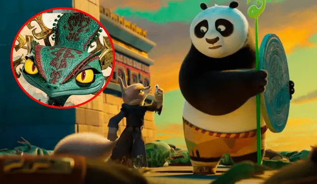 'Kung Fu Panda 4' tendrá como villana a la terrible camaleón. Foto: composición LR/Universal Pictures