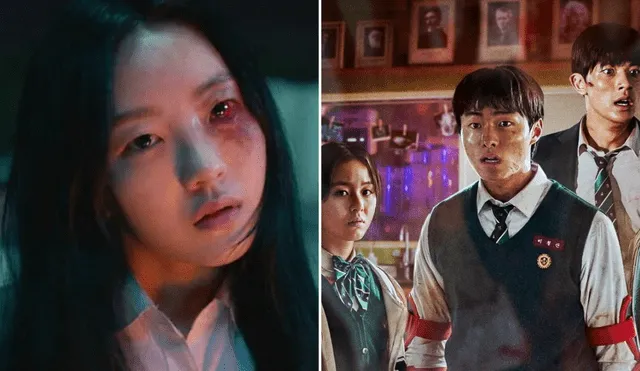 Park Ji Hoo, Yoon Chan Young y Cho Yi Hyun son algunos de los protagonistas de ‘Estamos muertos’ de Netflix. Foto: composición LR/Netflix