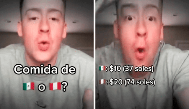El norteamericano afirmó que una comida peruana duplica en precio a la mexicana.   Foto: composición LR/YouTube/@labestiadestygma