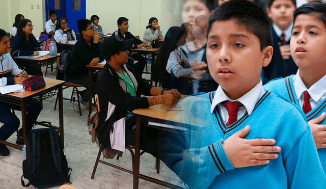 Los alumnos saldrán de vacaciones en julio de 2024. Foto: composiciónLR/Andina