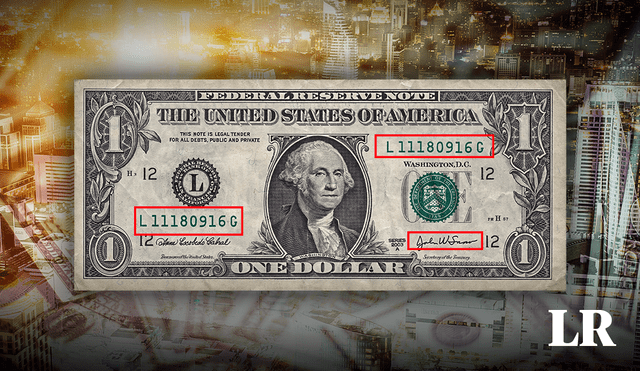 La rareza de los números de serie determina que un billete valga miles de dólares o unas cuantas monedas. Foto: composición LR