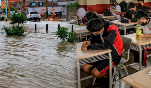 Los menores podrían verse afectados por las lluvias. Foto: composición LR