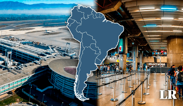 El terminal aéreo más bello de América del Sur recibe a diario a miles de pasajeros nacionales y extranjeros. Foto: composición LR/Aviación Online/difusión