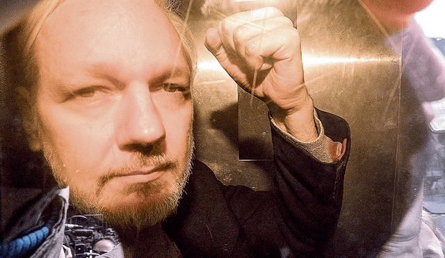 Aislado. Assange pasó de estar siete años refugiado en la embajada de Ecuador en Londres a ser recluido por las autoridades británicas, en 2019, en una prisión de máxima seguridad. Foto: difusión
