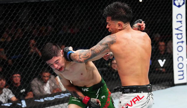 Brandon Royval se quedó con la pelea estelar sobre el mexicano Brandon Moreno. Foto: UFC
