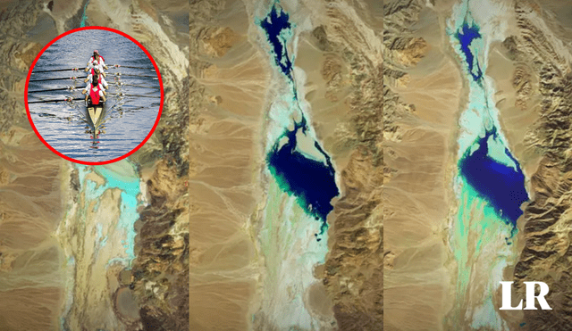Aparece lago en el Valle de la Muerte. Foto: composición de Jazmín  Ceras/La República/NASA