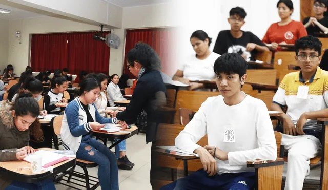 Estudiantes de la CEPRE San Marcos esperan alcanzar una de las 377 vacantes para ingresar a la UNMSM. Foto: composición LR/ Andina