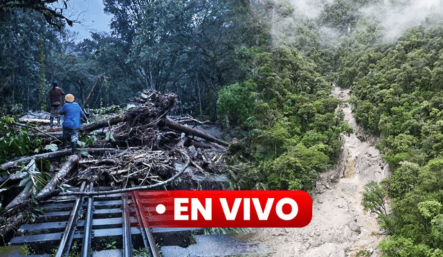 También se reportan daños en la vía férrea entre la Hidroeléctrica y Machupicchu Pueblo. Foto: composición LR/Jazmin Ceras