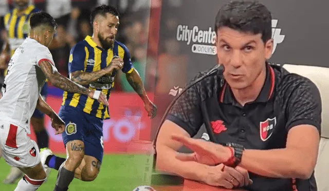 Mauricio Larriera llegó a Newell's tras perder la final de la Liga 1 2023 con Alianza. Foto: composición LR/Twitter de Chino Odisio/Rosario Central