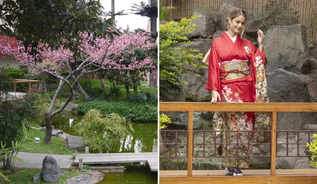 El jardín japonés está ubicado en Jesús María. Foto: composición LR/Centro Cultural Japonés