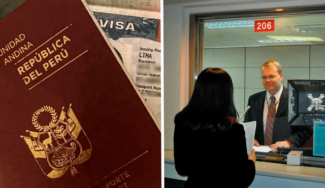 Las entrevistas para la obtención de la visa americana duran aproximadamente 2 minutos. Foto: composición LR/Andina