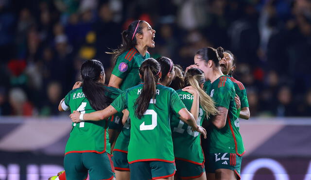 México anotó el segundo gol sobre los descuentos del compromiso. Foto: X/México