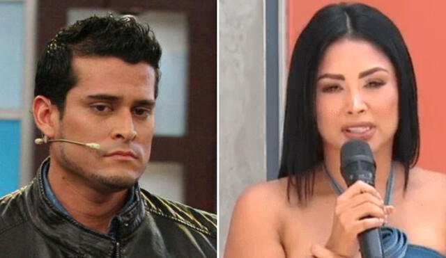 Christian Domínguez y Pamela Franco terminaron su romance por las infidelidades del cumbiambero. Foto: Composición LR/Captura ATV/Captura América TV