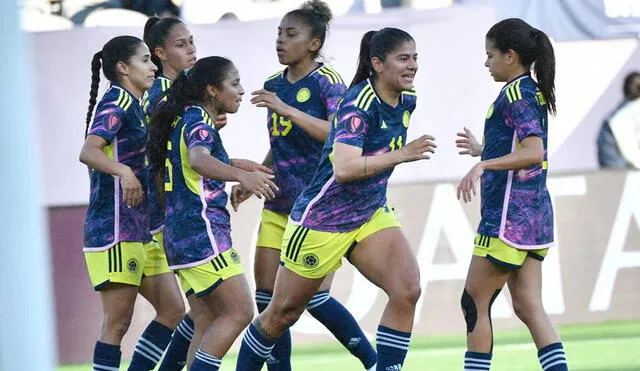 Colombia vs. Puerto Rico femenino jugaron en el Snapdragon Stadium de California. Foto: Selección colombiana