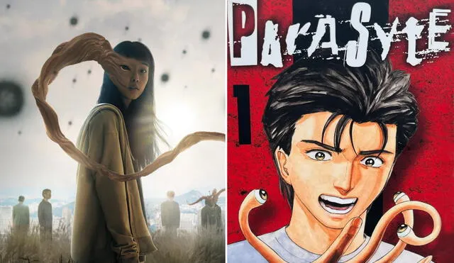 La serie de Netflix 'Parasyte' llegará al streaming en abril de 2024. Foto: composición LR/Netflix/Kōdansha