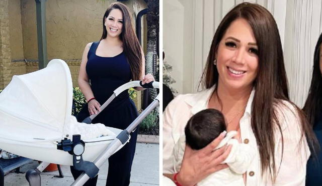 Melissa Klug vive su nueva maternidad al lado de sus seres queridos. Foto: composición LR/Instagram/Melissa Klug