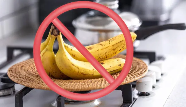 Los plátanos maduran rápido debido a que absorben oxígeno y liberan dióxido de carbono. Foto: composición LR/Freepik