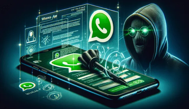 Protege tu privacidad: cómo detectar y prevenir el espionaje en WhatsApp. Foto: Dalle/IA/LR