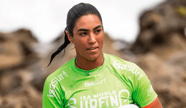 Sol Aguirre será la quinta representante en la historia olímpica del surf peruano. Foto: ISA