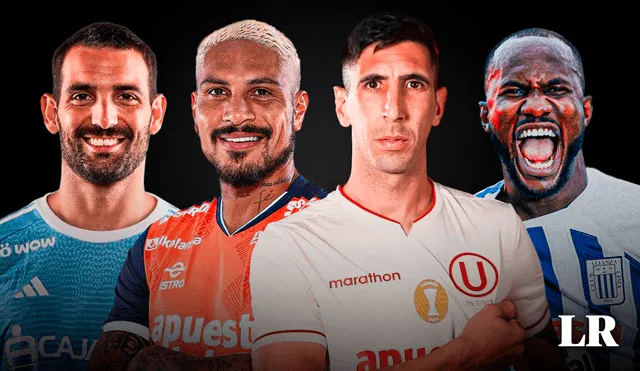 Liga 1: grandes delanteros destacados participan en la temporada 2024 del fútbol peruano. Foto: composición de Gerson Cardoso/La República